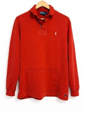 Polo by Ralph Lauren Red Pullover Cardigan